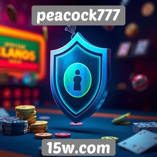 Segurança no site de jogos peacock777